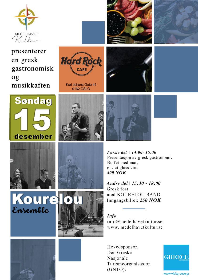  Medelhavet Kultur  organizes a unique double event at Hard Rock Oslo